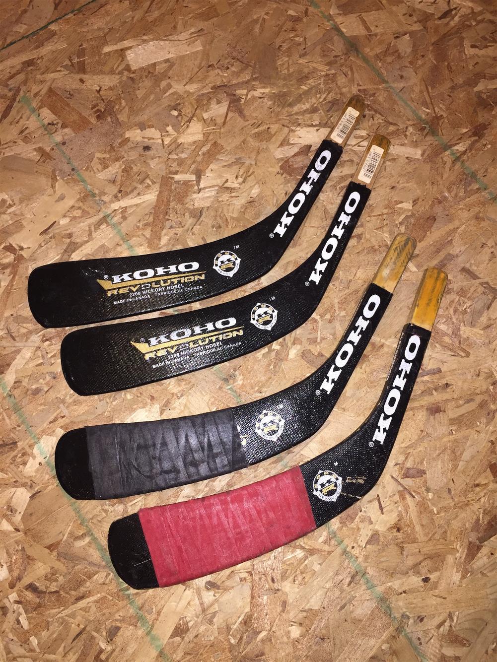 4 New LEFT HANDED KOHO STICK BLADE'S ALFREDSSON CURVE SidelineSwap