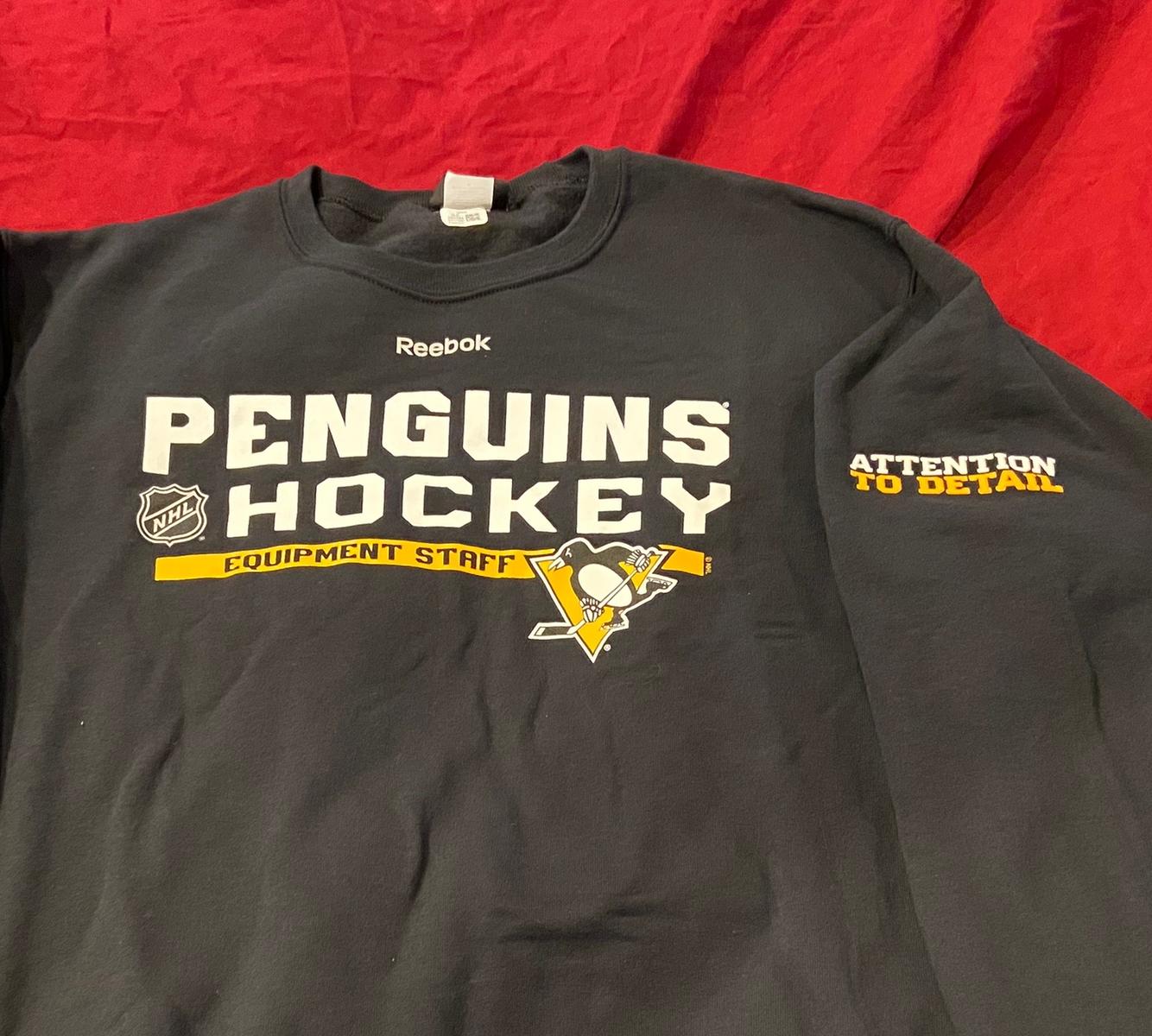 NHL Pittsburgh Penguins “Equipment Staff” Team Issued Black Adult