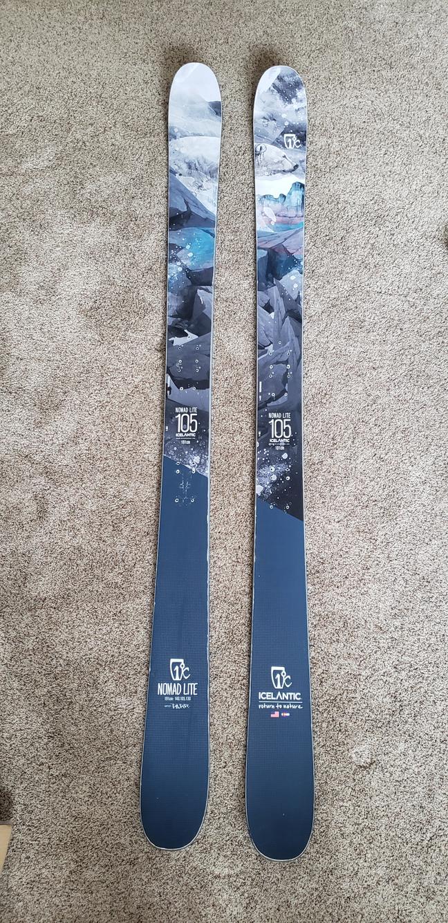ICELANTIC NOMAD LITE 105 181cmフリースキー 23/24 Nomad Lite — Icelantic Skis