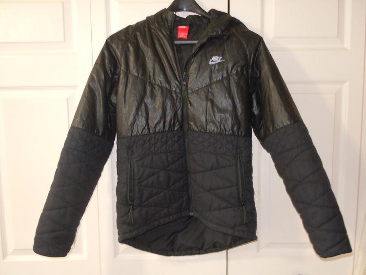 black nike winter jacket