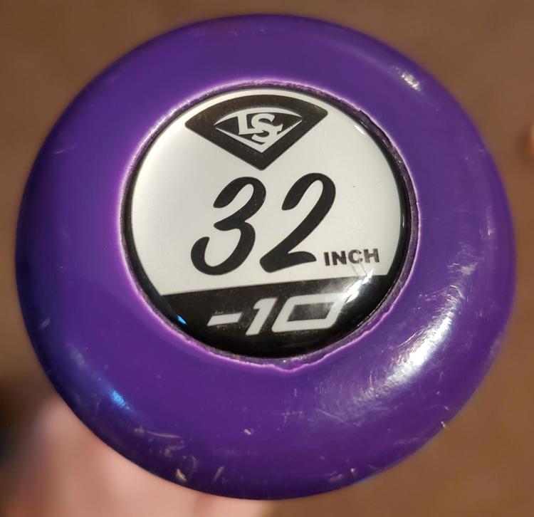 Louisville Slugger Purple Used High School/College 2020 Composite Xeno
