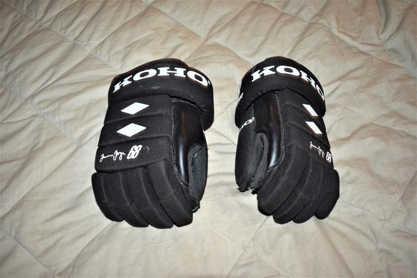 Koho Jaromir Jagr 68 Leather Hockey gloves, 10 Inches Great Condition