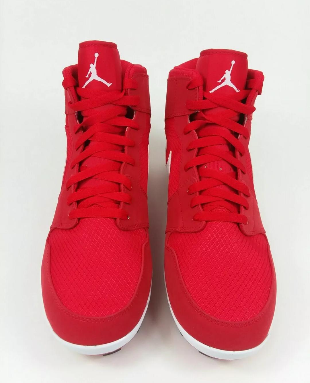 jordan 1 baseball cleats red