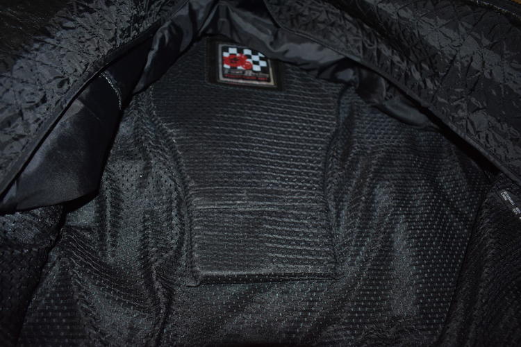 First Racing Leather Protective Riding Jacket w/Removable Thinsulate