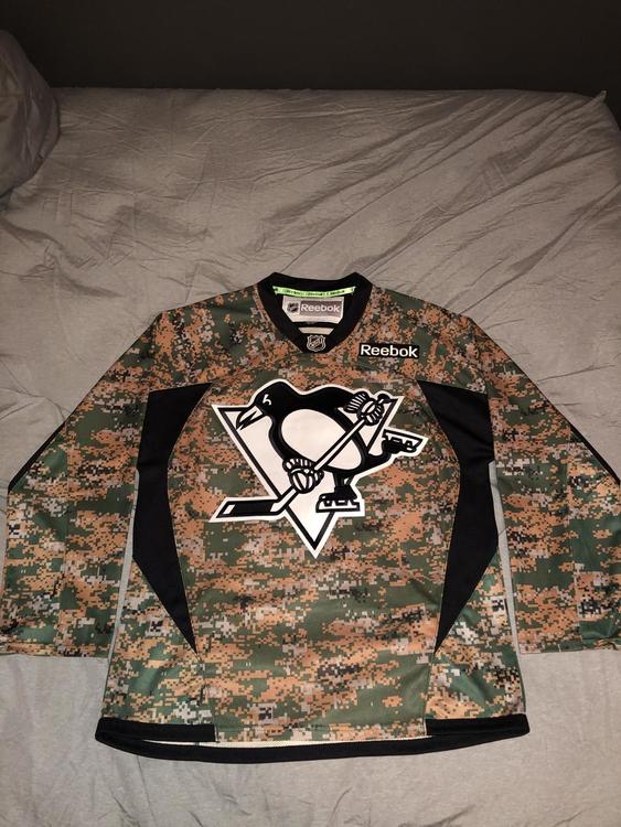 penguins military jersey