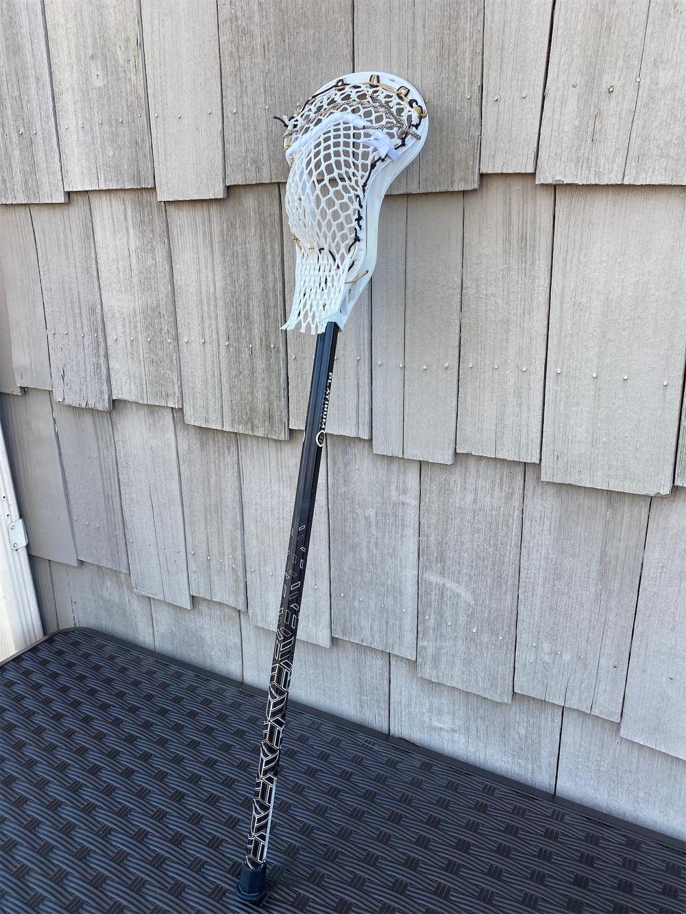 New Custom Strung Warrior Platinum Tactical Shaft With Adidas Enrayge