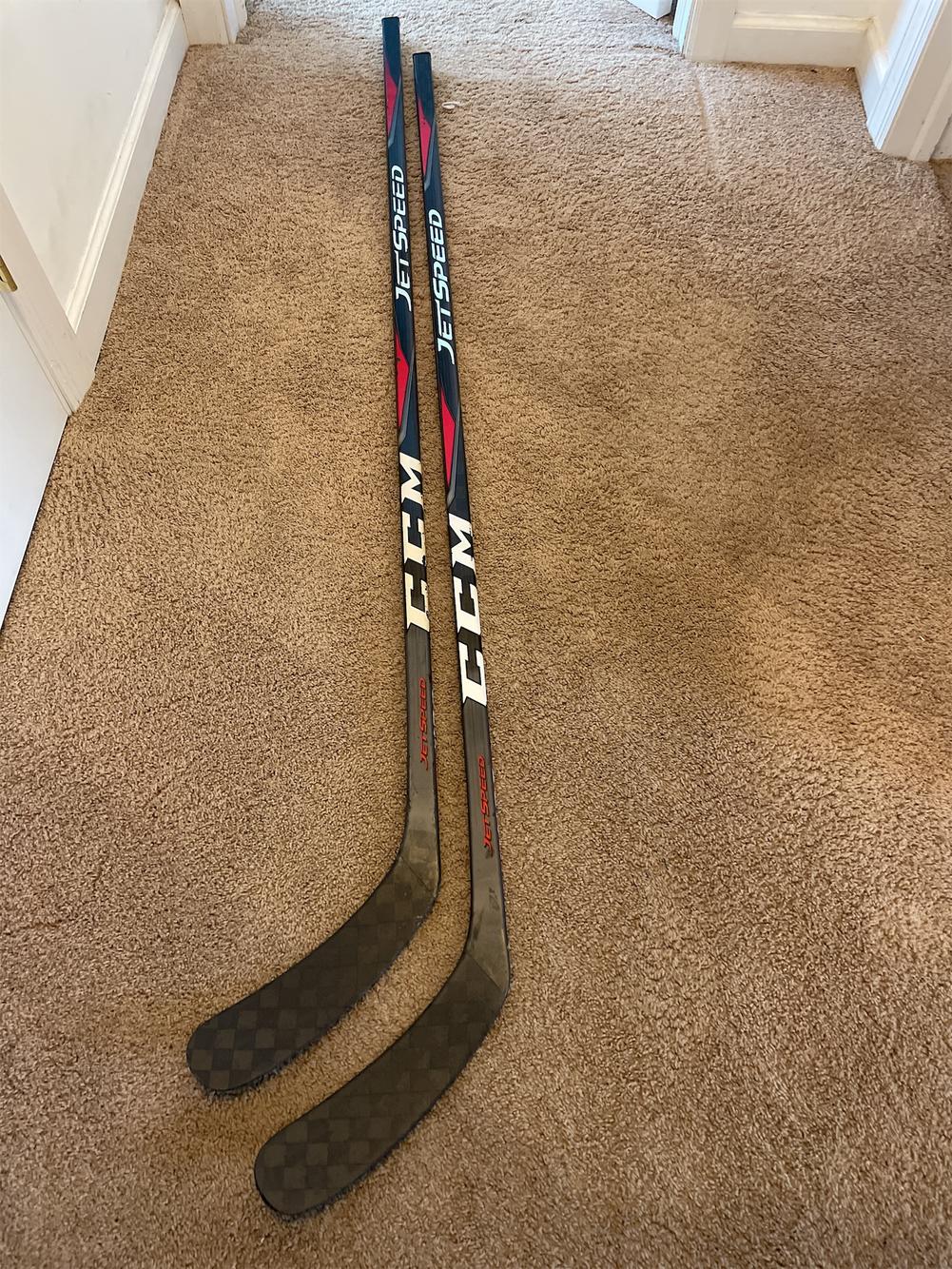 [Two Pack] CCM Jetspeed Sticks, Right Hand, 65 Flex Intermediate