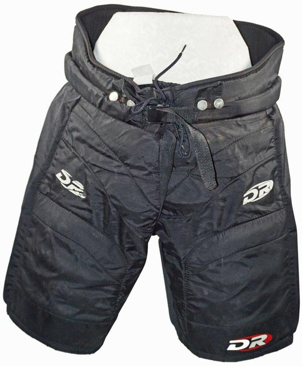 DR BLACK GOALIE PANTS HOCKEY GOAL SENIOR ADULT MEDIUM 32"34" OLDER