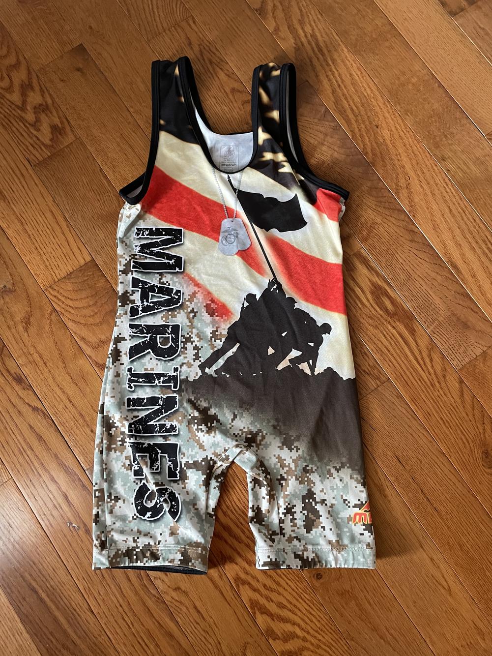 Marines XS Adult Wrestling Singlet The Few The Proud SidelineSwap