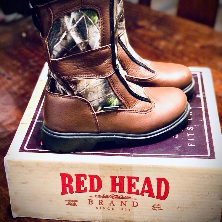 redhead bayou snake boots