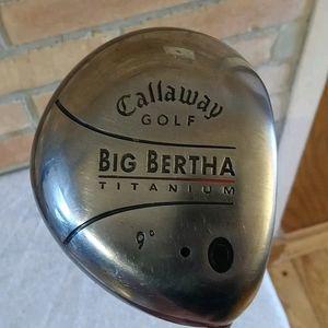 Callaway big bertha titanium 9 degree driver Clearance