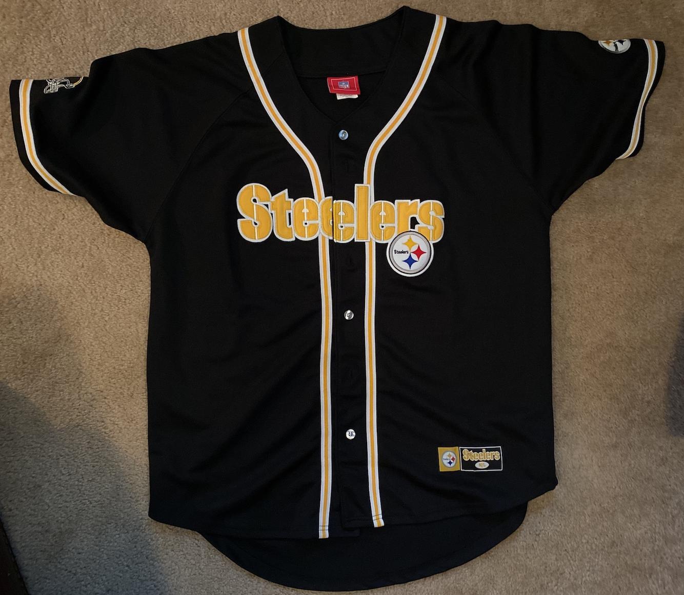 pittsburgh steelers baseball jersey