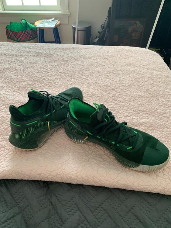 green under armour shoes