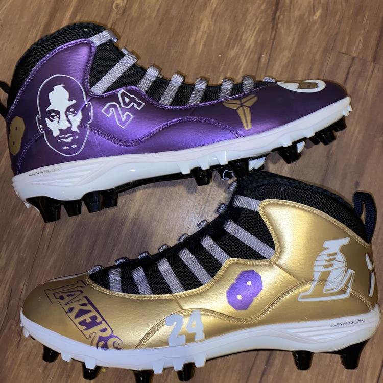 custom jordan football cleats