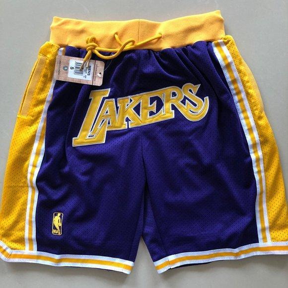 just don lakers shorts