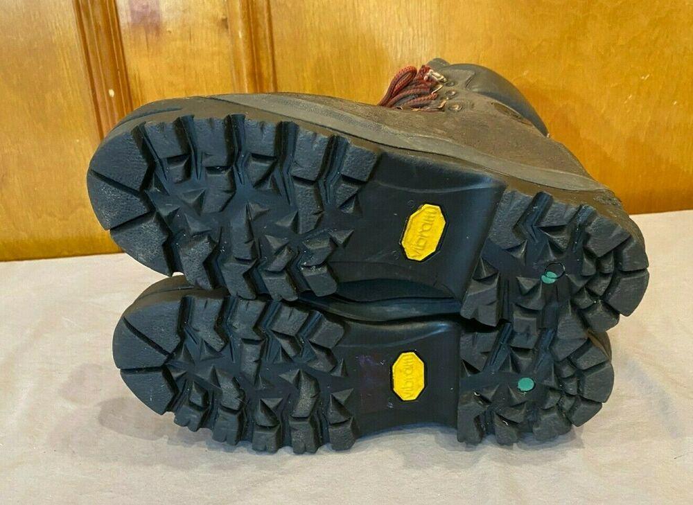 Merrell Heavy Duty Brown Leather Hiking Boots w/Vibram Soles US Men's