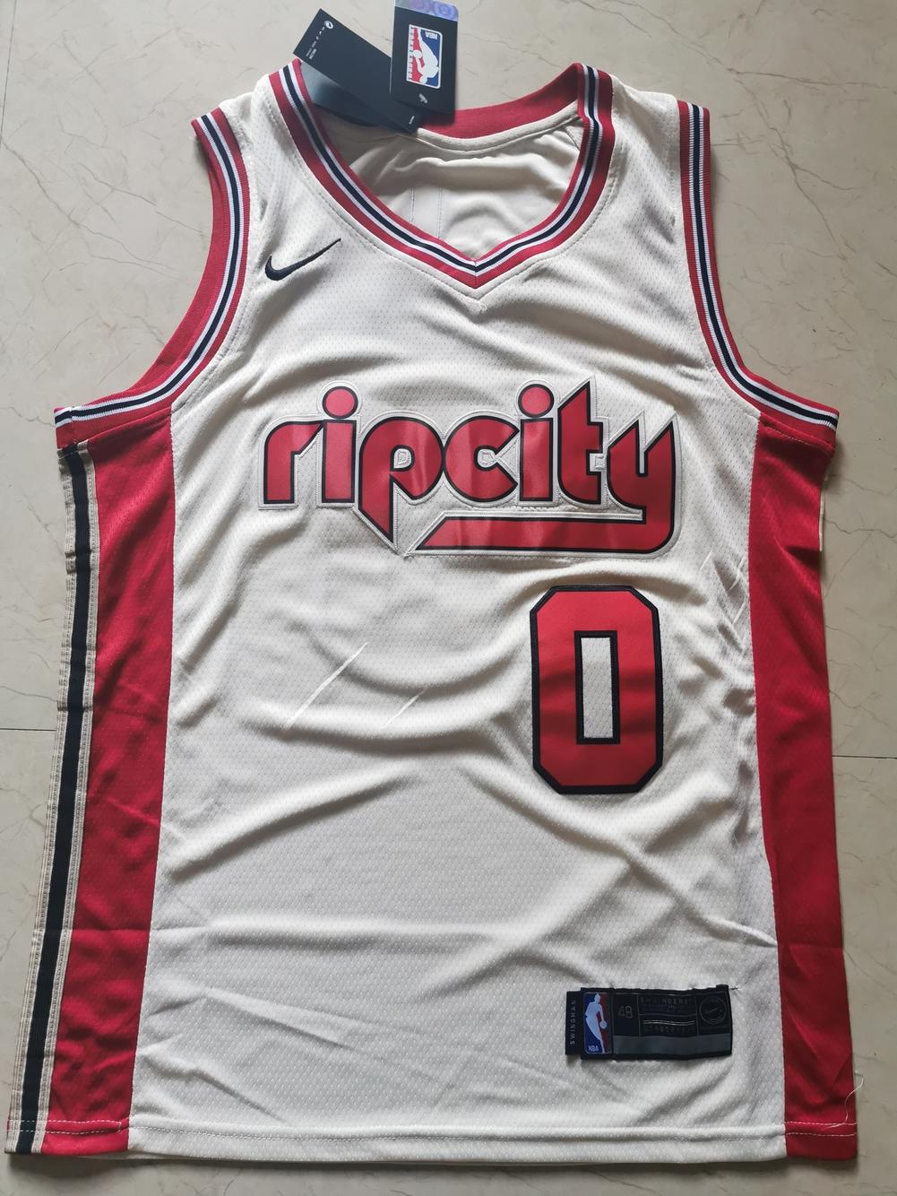 blazers 0 jersey