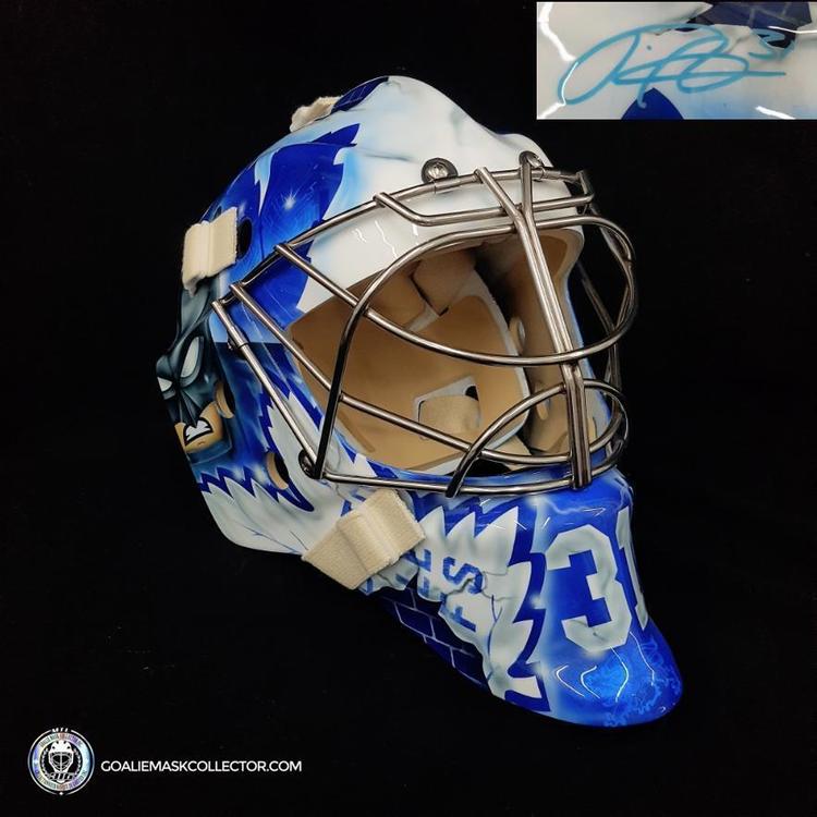Frederik Andersen Signed Goalie Mask Toronto Batman Signature Edition Autographed Sidelineswap