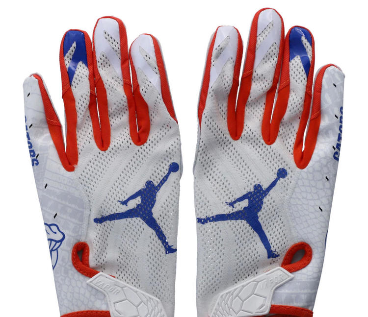 jumpman football gloves