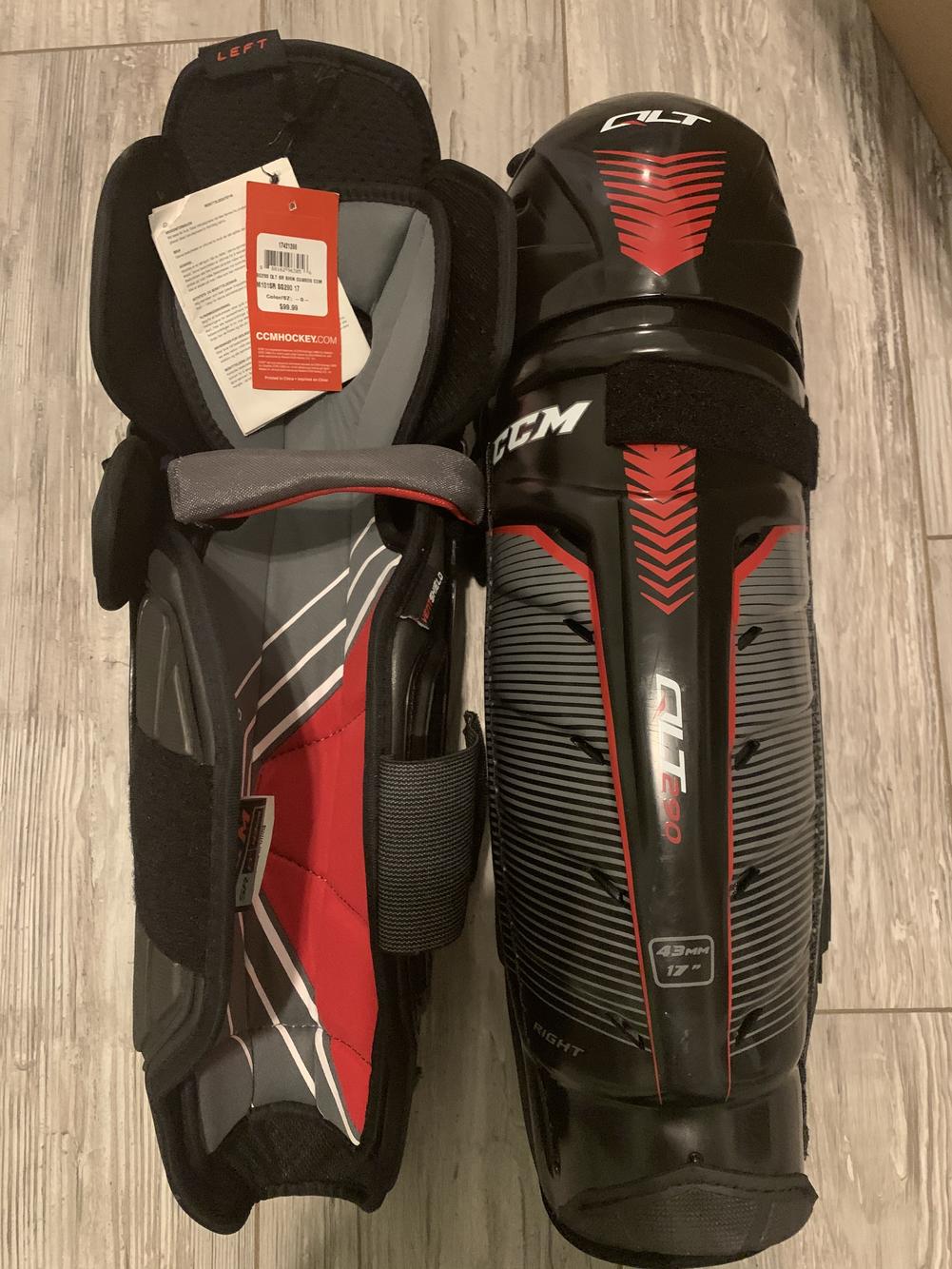 New CCM QLT 290 Shin Pads SidelineSwap