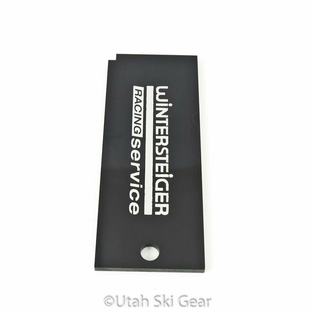 Wintersteiger Racing Service Acrylic Wax Scraper 5mm Beefy Ski Tuning