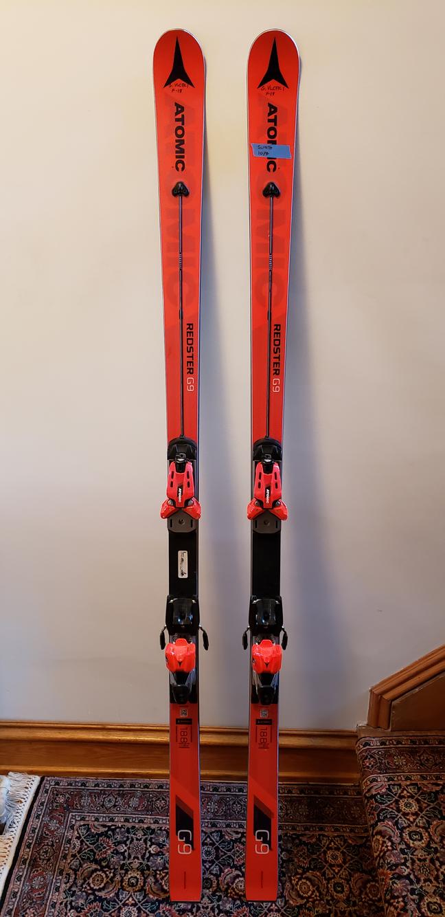 Used Men's 2019 Atomic Racing Redster GS Race Skis SidelineSwap