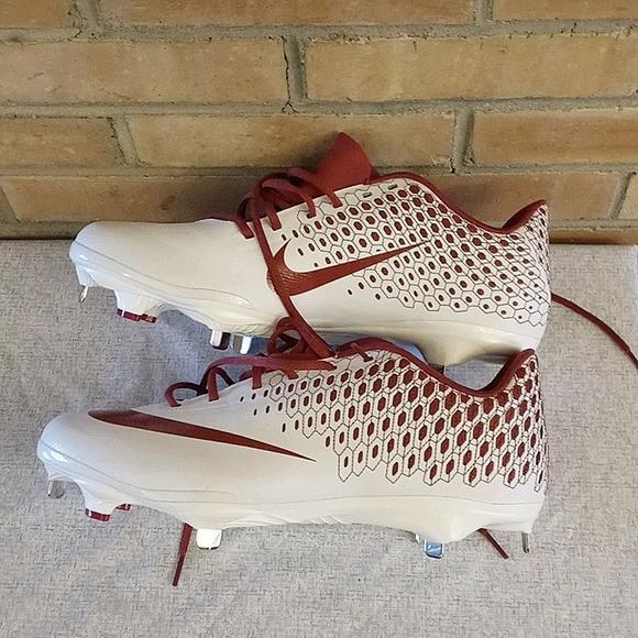 maroon baseball cleats