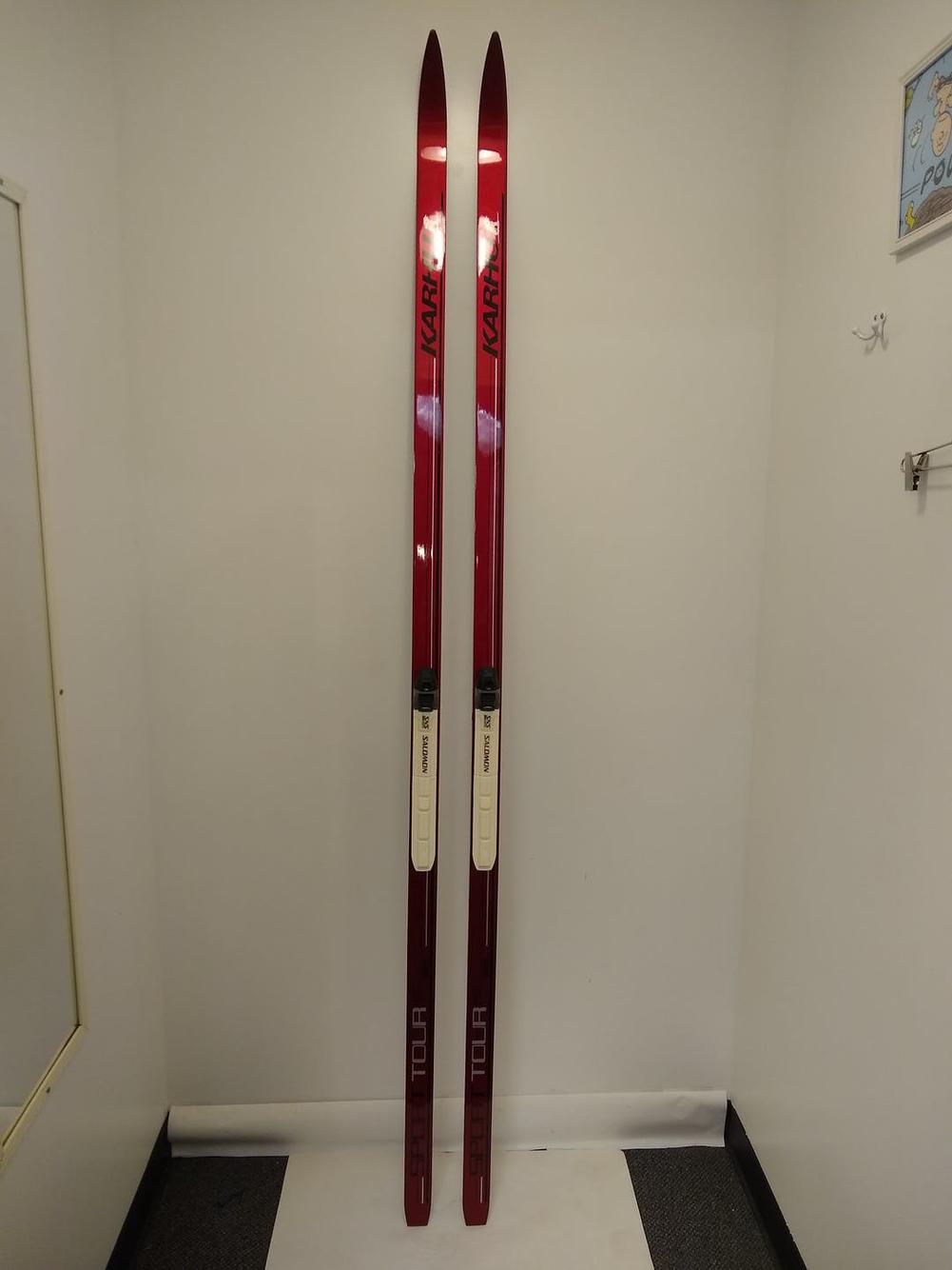 Used Karhu Sport Tour 215 Cm Cross Country Ski Mens Combo SidelineSwap