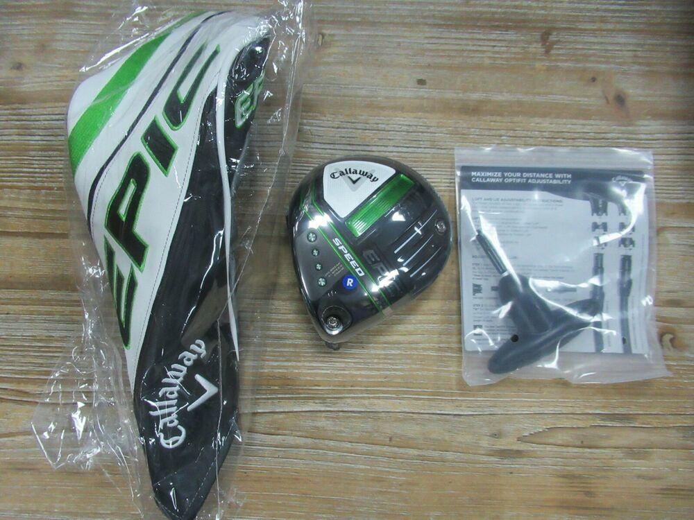 LEFT HAND CALLAWAY EPIC SPEED 9* DRIVER HEAD ONLY HC AND WRENCH