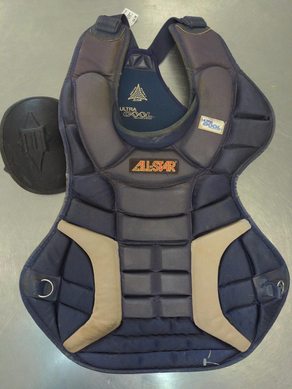 Used All Star Chest Protector Adult Baseball & Softball Catchers
