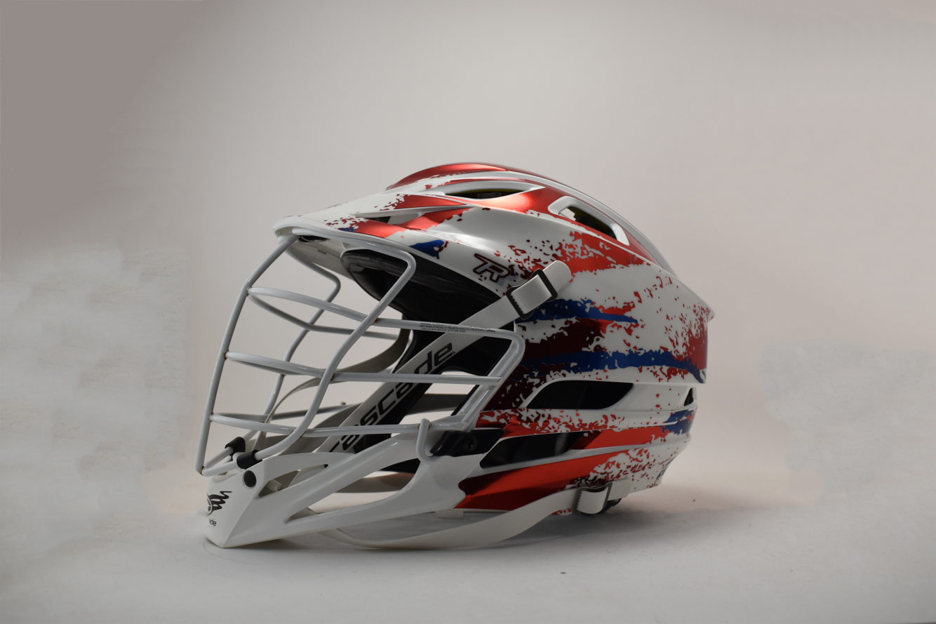 2 LEFT! Jazz Cup 4.0 CHROME Helmet WRAP Cascade R SidelineSwap