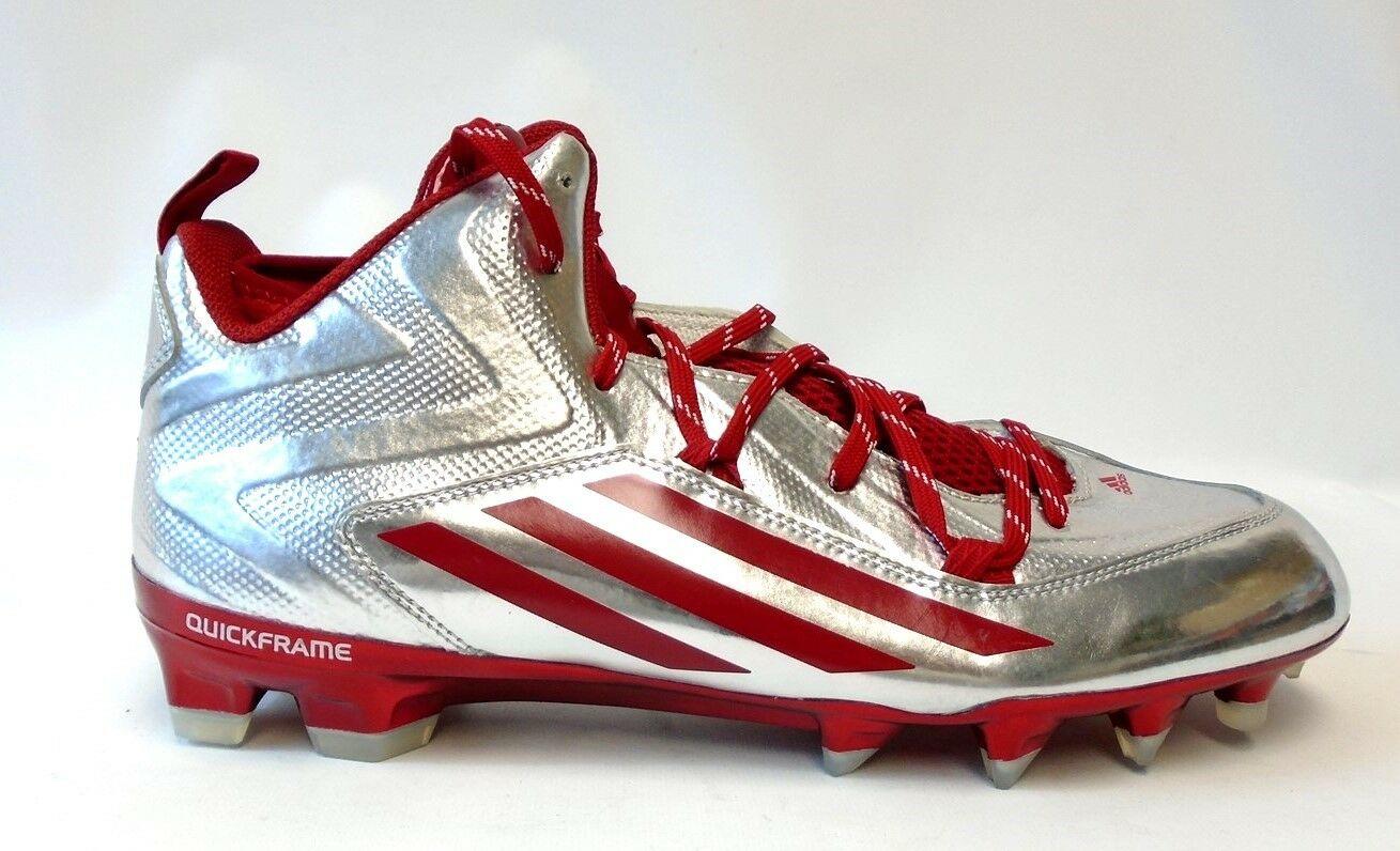 silver football cleats
