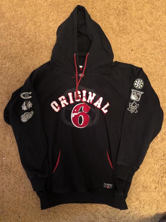 original 6 hockey hoodie