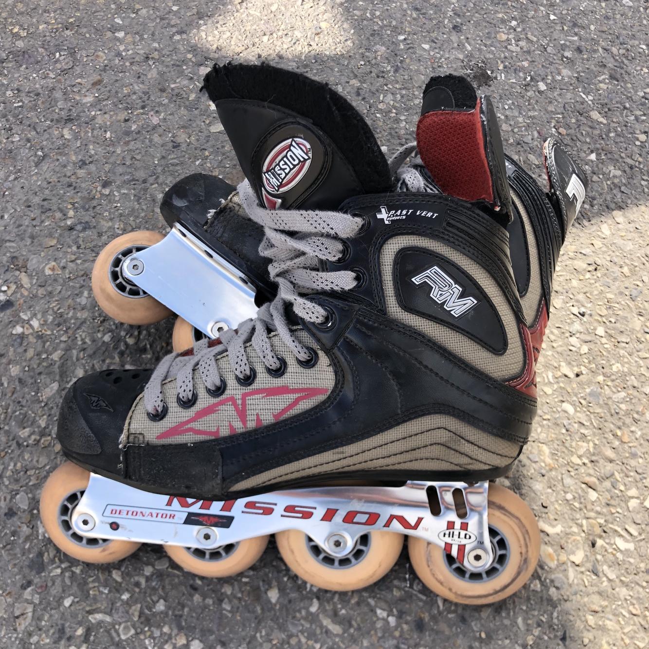 Mission Size 8D Inline Hockey Skates, Excellent Condition SidelineSwap