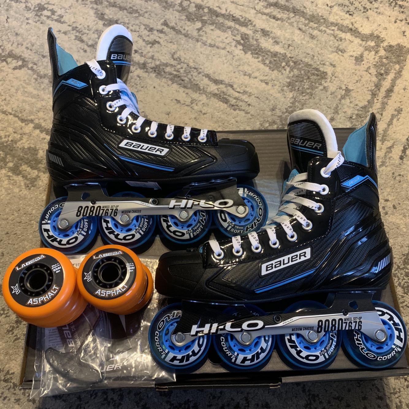 Bauer RSX Roller/Inline Hockey Skates Senior 9.0 SidelineSwap