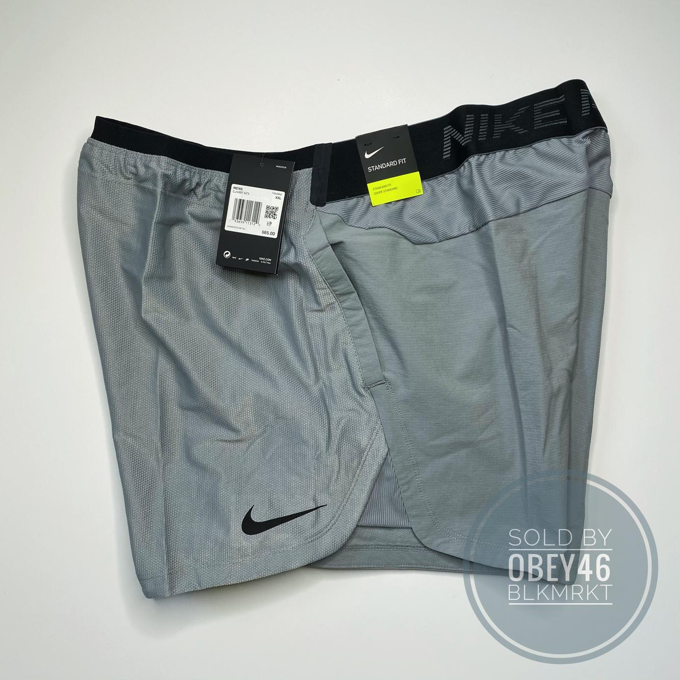 Nike Pro Flex Rep Hybrid Training Shorts Grey SidelineSwap