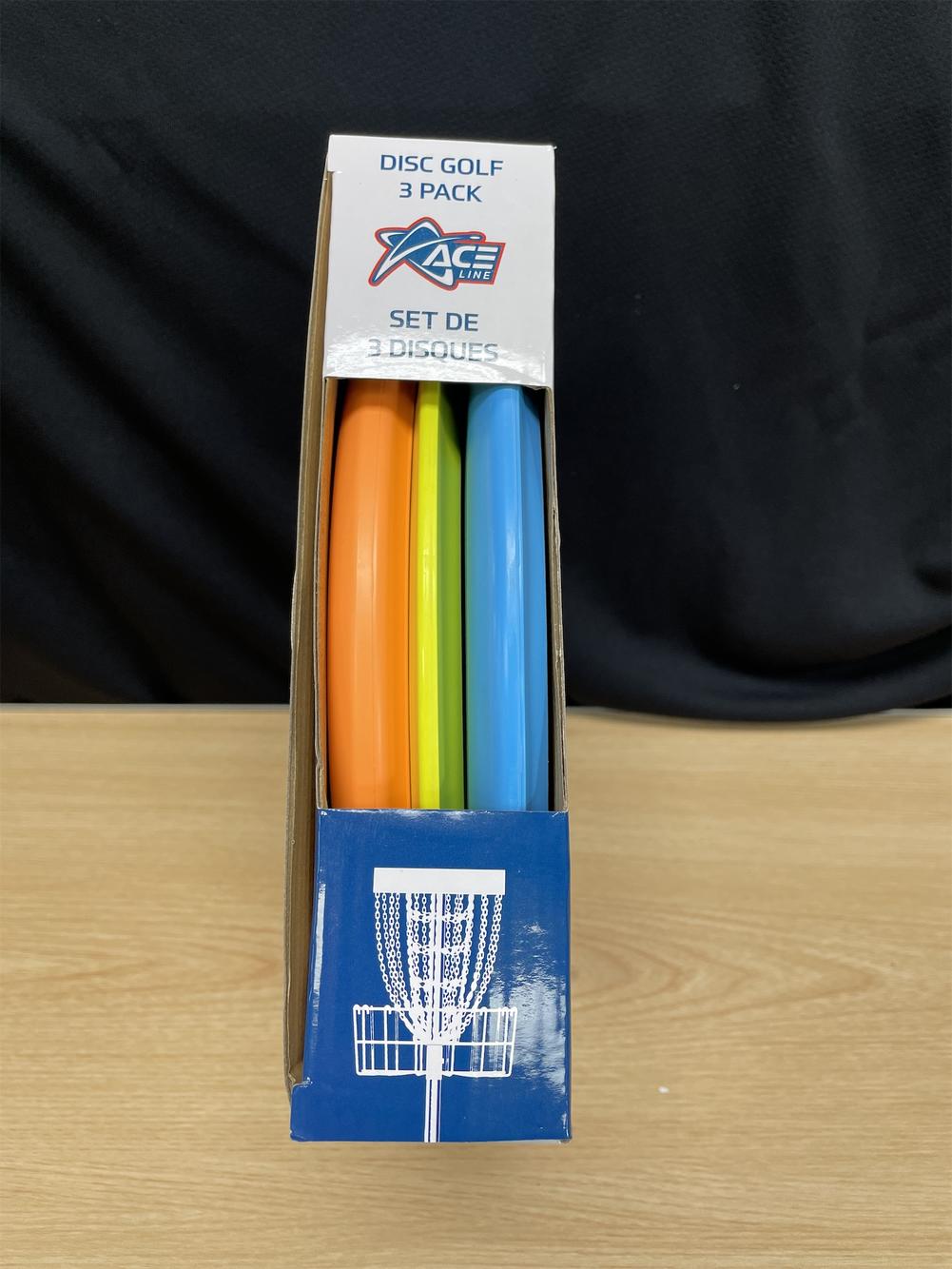 New ACE Line Disc Golf 3pack SidelineSwap