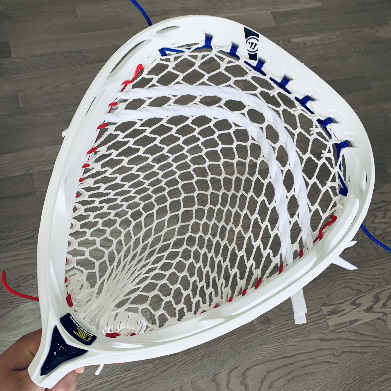 Warrior Nemesis 3 w/ 12D The Mesh Dynasty Goalie Head Nemi III America SidelineSwap