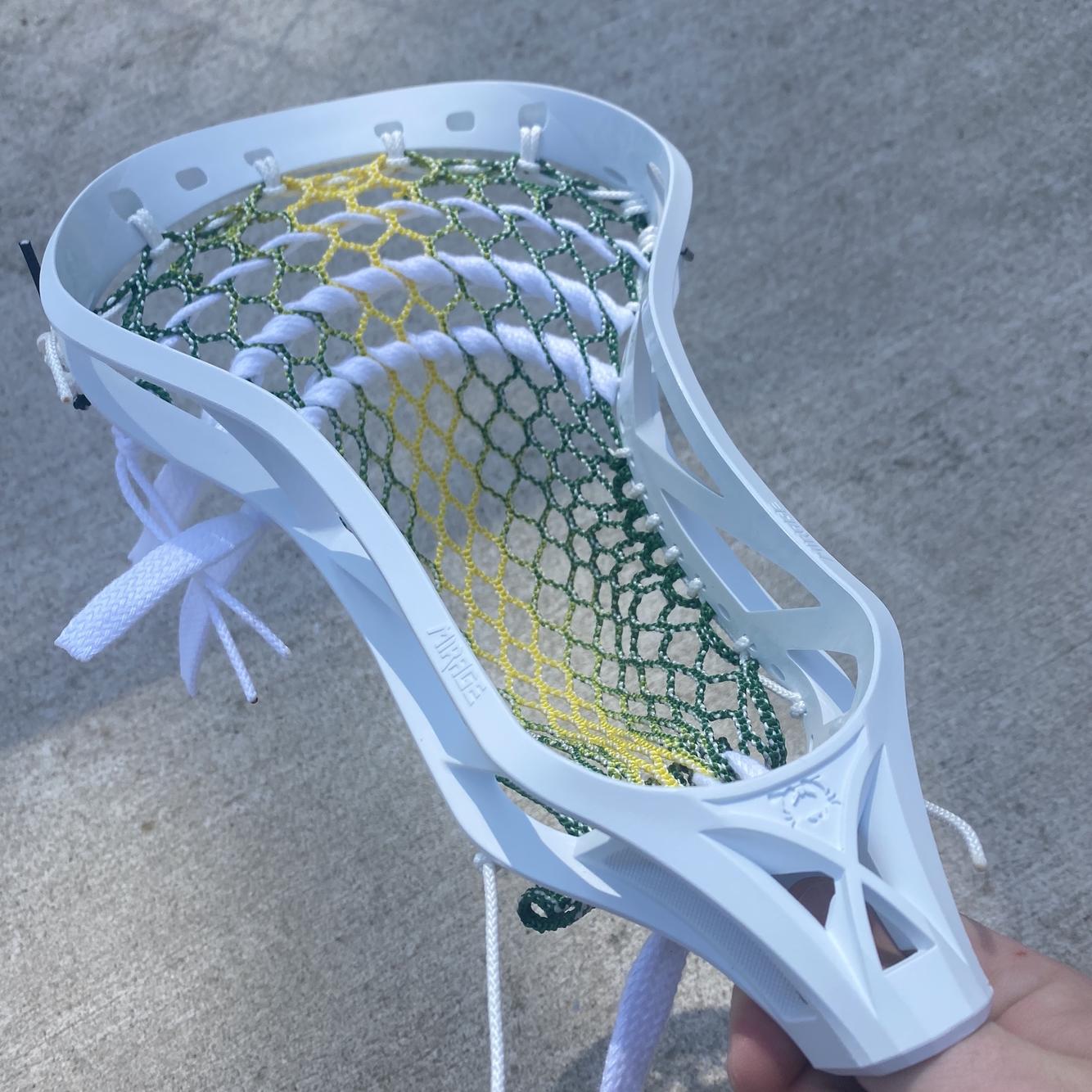 ECD Lacrosse Mirage 1.0 Strung W/Mesh Dynasty FORCE Hex Mesh SidelineSwap