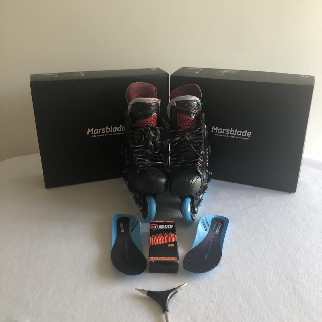 Junior Bauer Vapor xr1 Regular Width Size 4.5 Inline Skates SidelineSwap