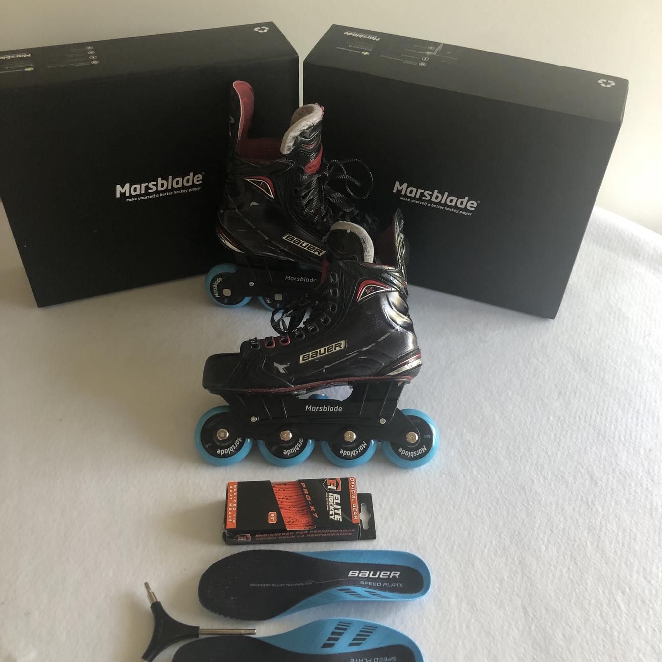 Junior Bauer Vapor xr1 Regular Width Size 4.5 Inline Skates SidelineSwap