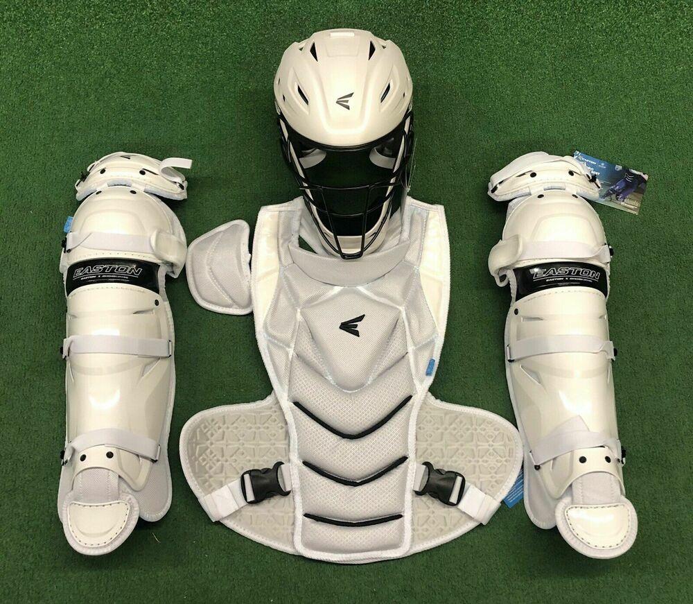 Easton Womens Jen Schro The Very Best Fastpitch Catchers Set PurpleWhite Md