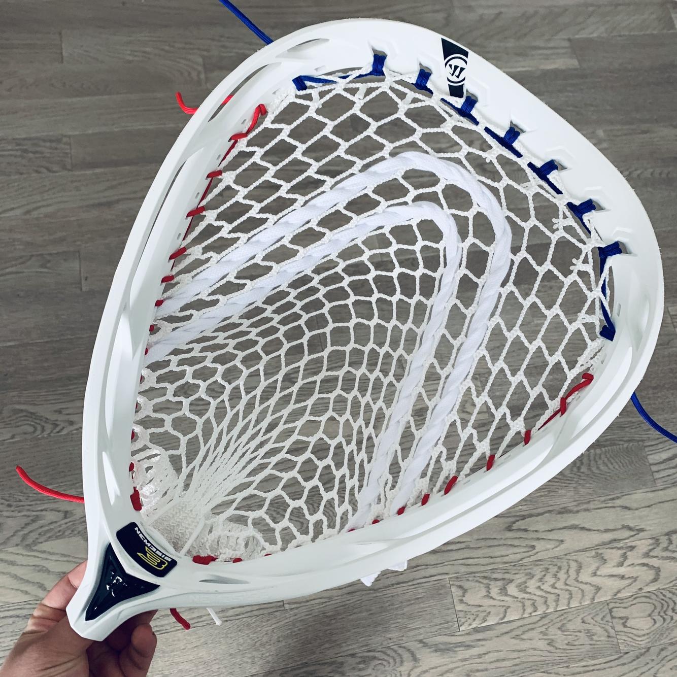 Warrior Nemesis 3 w/ 12D The Mesh Dynasty Goalie Head Nemi III America SidelineSwap