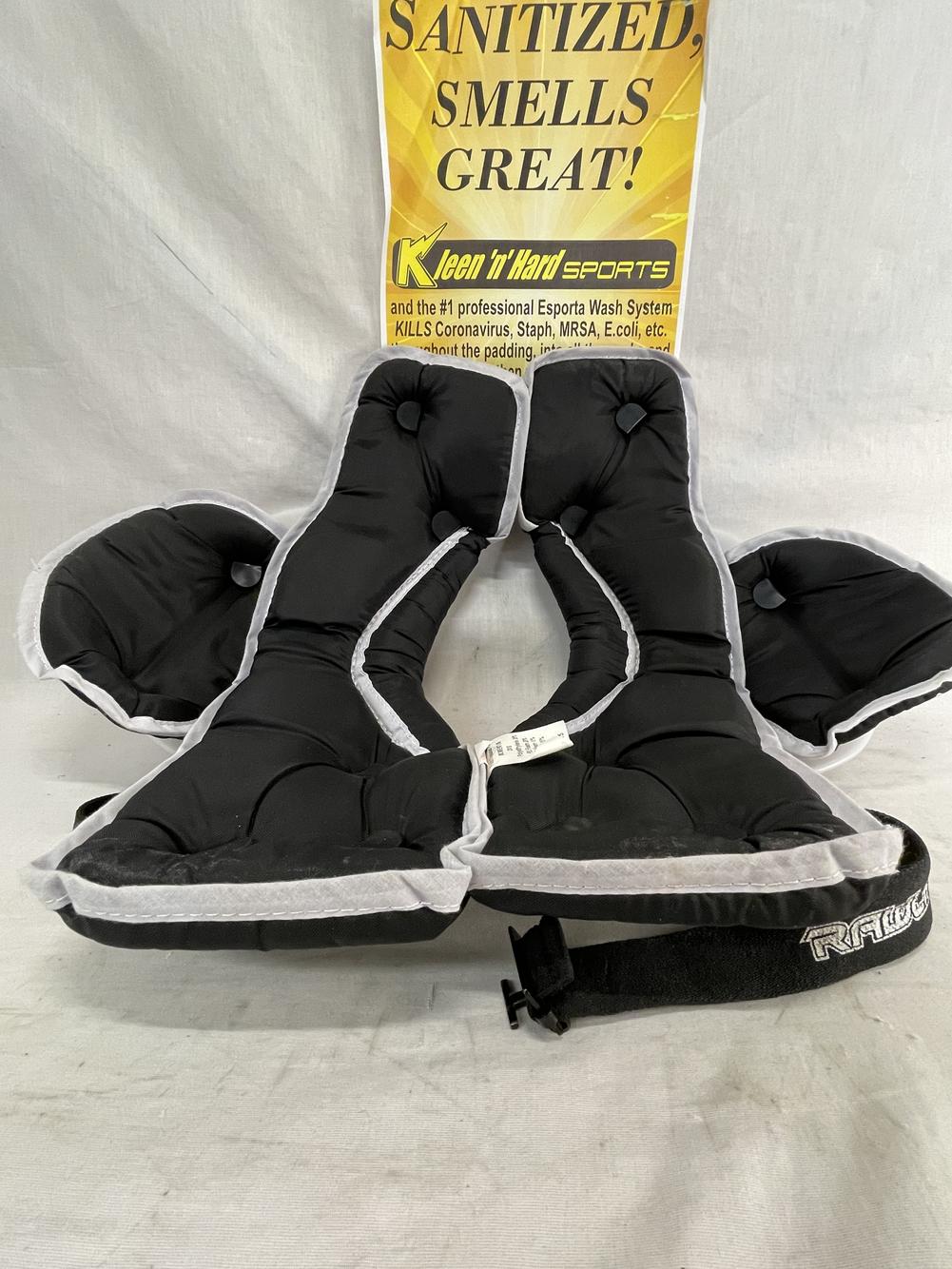 Used Rawlings Momentum SRG White Football Size XXS Shoulder Pads