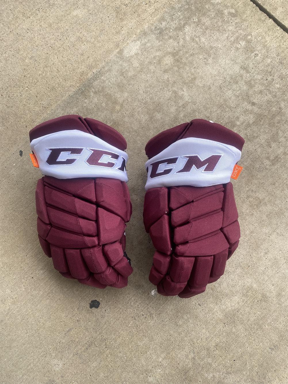 Senior CCM Jetspeed FT1 13" Pro Stock Gloves Colorado Avalanche Reverse