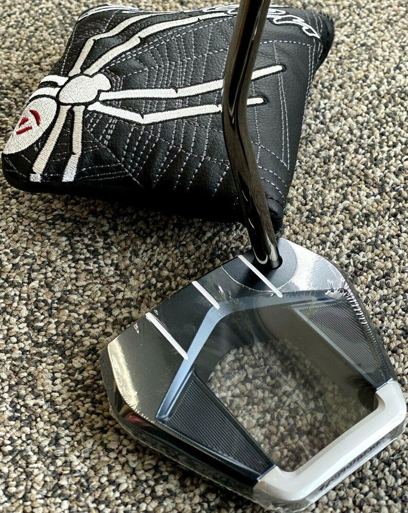 TaylorMade Spider S Navy Mallet Putter LEFT Hand 35" Inch + Cover NEW