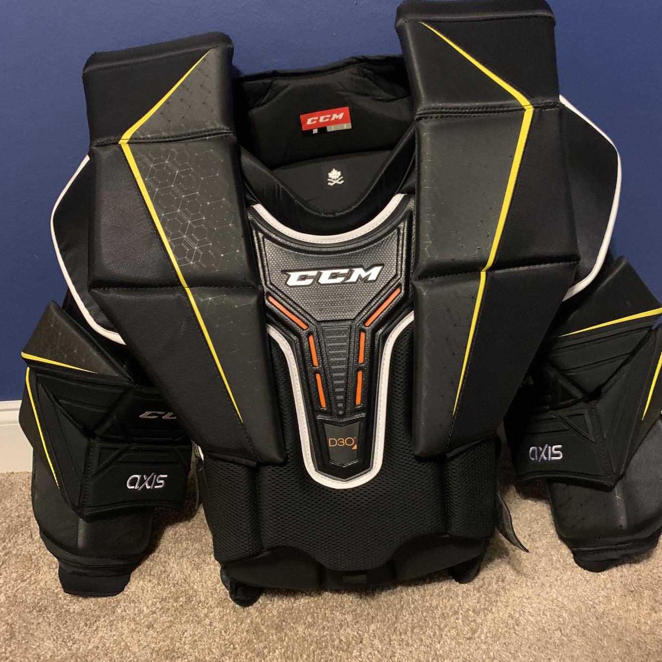 Senior Large CCM Axis pro Goalie Chest Protector SidelineSwap