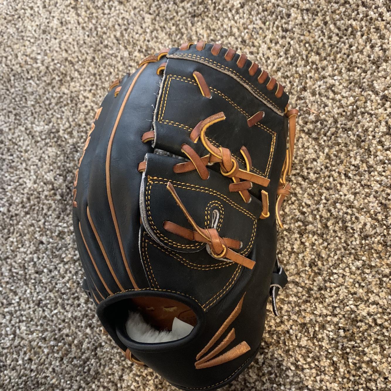 Black High School/College Pitcher's Pro Collection 12" Baseball Glove