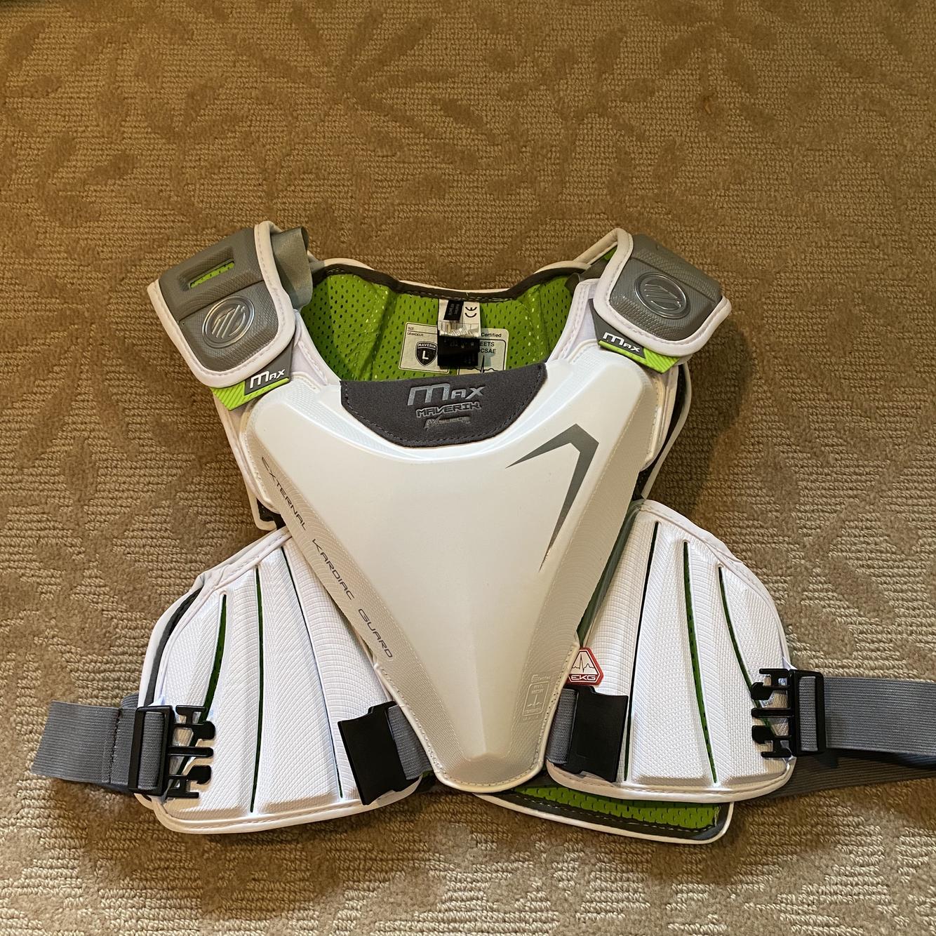 New Large Maverik MAX EKG Shoulder Pads SidelineSwap