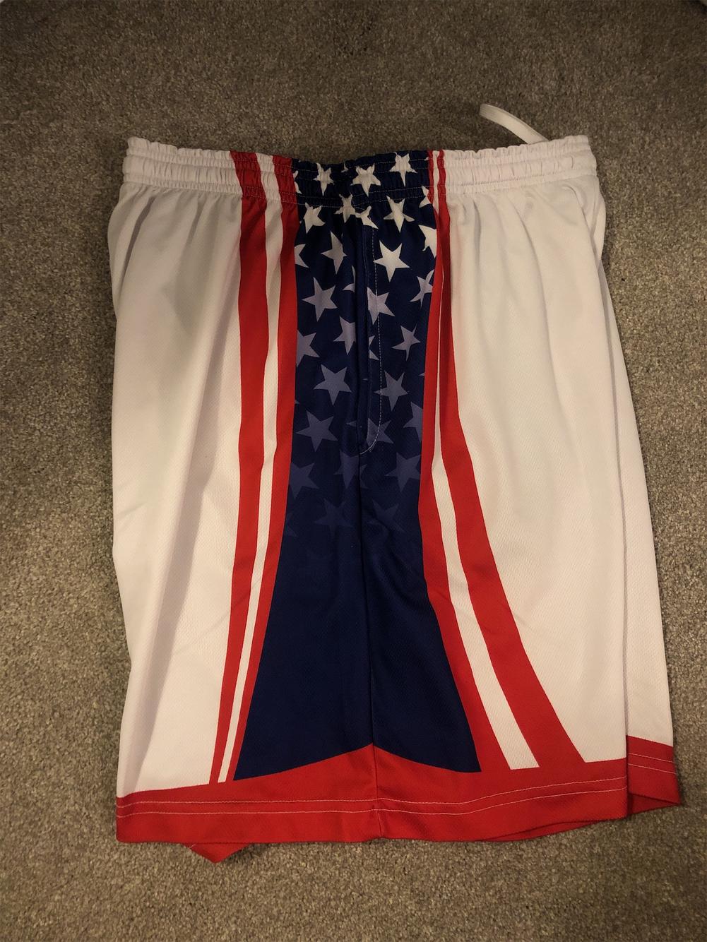 American Flag athletic Shorts SidelineSwap